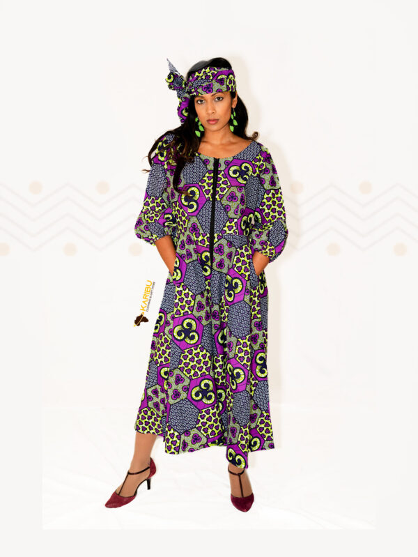 Ankara Cotton Dress