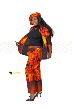 Long Sleeves Ankara Women Flare Jacket