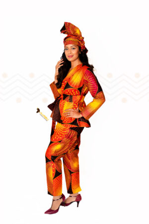 Ankara Dual Pocket Women’s Suit