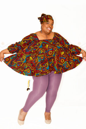 Ankara Plus Size Blouse