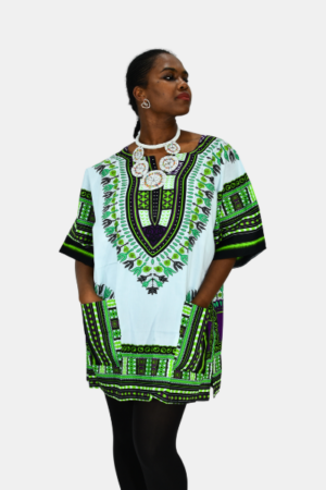 Classic Dashiki Mini Dress