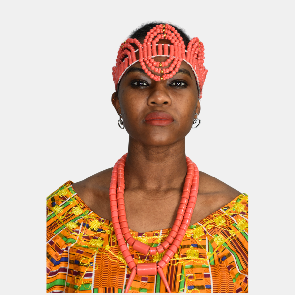 Royal Kente Free Flow Gown - Image 4
