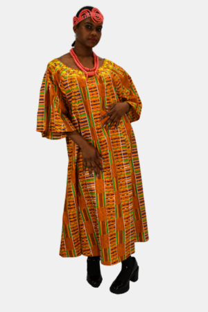 Royal Kente Free Flow Gown